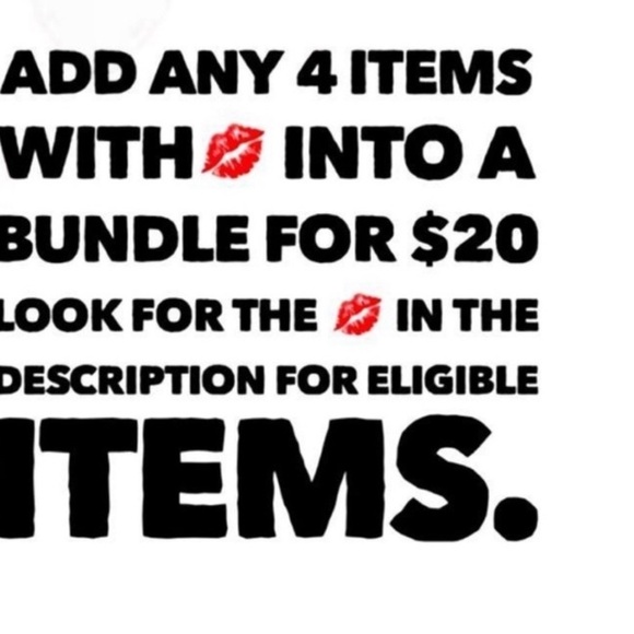 Bundle four for $20 💋 any items with 💋are eligible to bundle - Picture 10 of 10